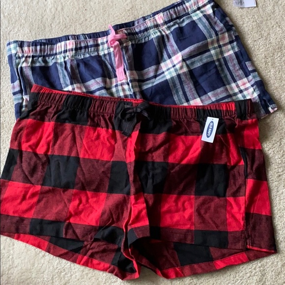 Old Navy Other - NEW 2 pairs of flannel short pajama bottoms XXL